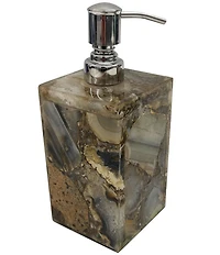 Luxury Hotel Avalon Collection Natural Agate Lotion/Soap Pump Dispenser