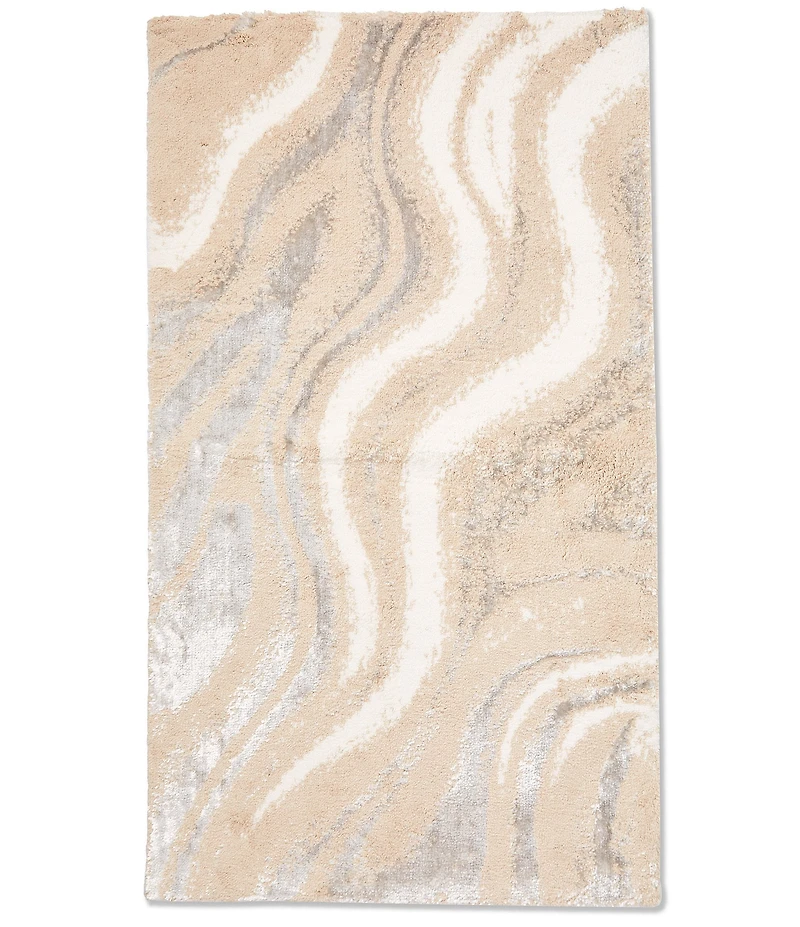 Luxury Hotel Bijoux Abstract Marble Bath Rug