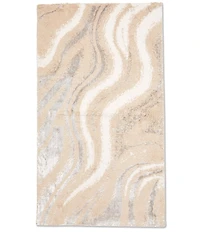 Luxury Hotel Bijoux Abstract Marble Bath Rug