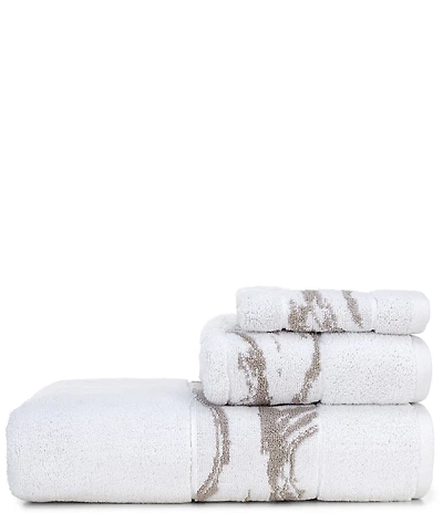 Luxury Hotel Bijoux Border Jacquard Cotton Bath Towel