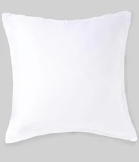 Luxury Hotel Elegance Edge Flange Trim Euro Sham Pillow Cover