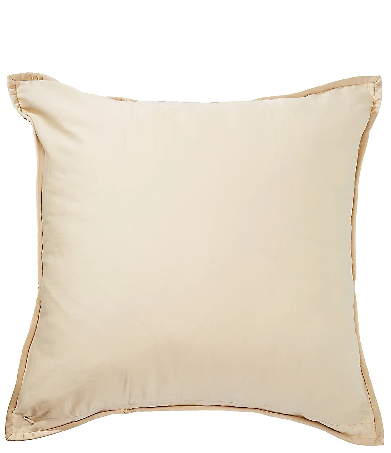 Luxury Hotel Paseo Collection Embroidered Textured Patterned Euro Sham