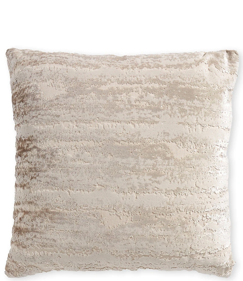 Luxury Hotel Velvet Textured Print Square Pillow