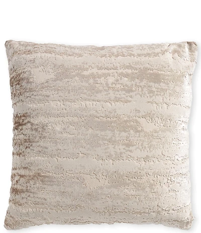 Luxury Hotel Velvet Textured Print Square Pillow