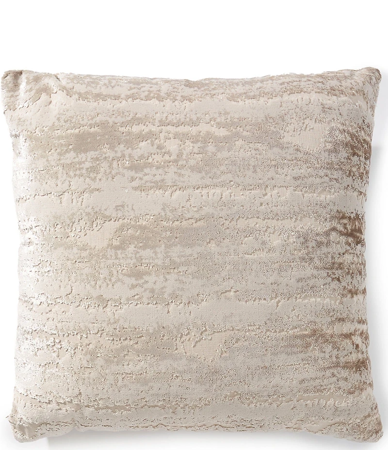 Luxury Hotel Velvet Textured Print Square Pillow