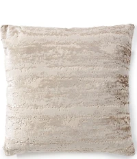 Luxury Hotel Velvet Textured Print Square Pillow