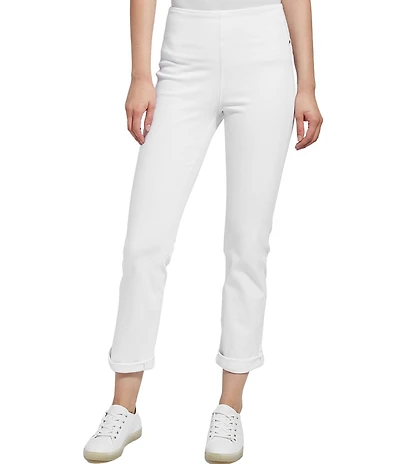 Lysse Boyfriend Cuffed Denim Leggings