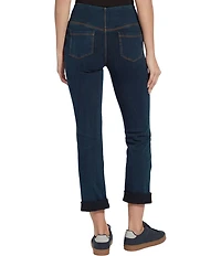 Lysse Boyfriend Cuffed Denim Leggings