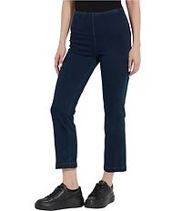 Lysse Denim Baby Bootcut Ankle Leggings