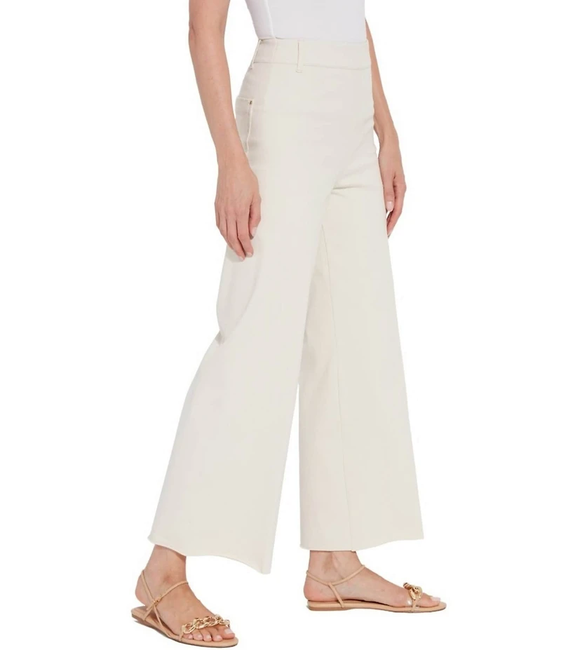 Lysse Erin High Waisted Wide Leg Demin Ankle Leggings