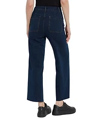 Lysse Erin High Waisted Wide Leg Demin Ankle Leggings