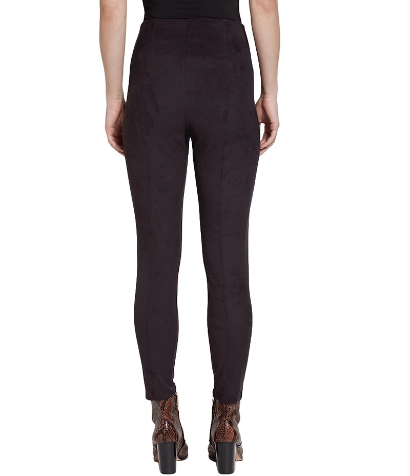 Lysse High Waist Suede Skinny Stretch Leggings