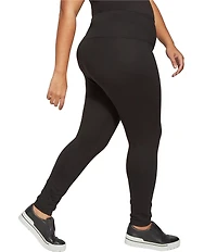 Lysse Plus Size Center Seam Ponte Skinny Leg Leggings
