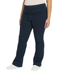 Lysse Plus Size Denim Baby Bootcut Leggings