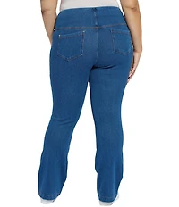 Lysse Plus Size Denim Baby Bootcut Leggings
