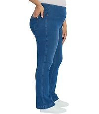 Lysse Plus Size Denim Baby Bootcut Leggings