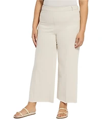 Lysse Plus Size Erin High Waisted Wide Leg Demin Ankle Leggings