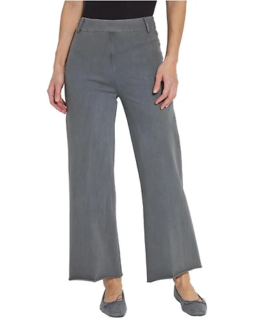 Lysse Plus Size Erin High Waisted Wide Leg Demin Ankle Leggings