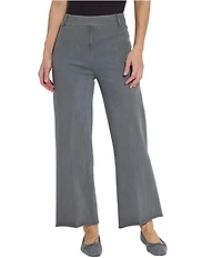 Lysse Plus Size Erin High Waisted Wide Leg Demin Ankle Leggings