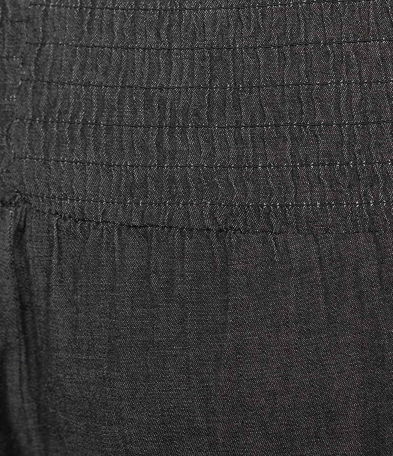 M Made in Italy Denim Wide Leg Smocked Waistband Jeans