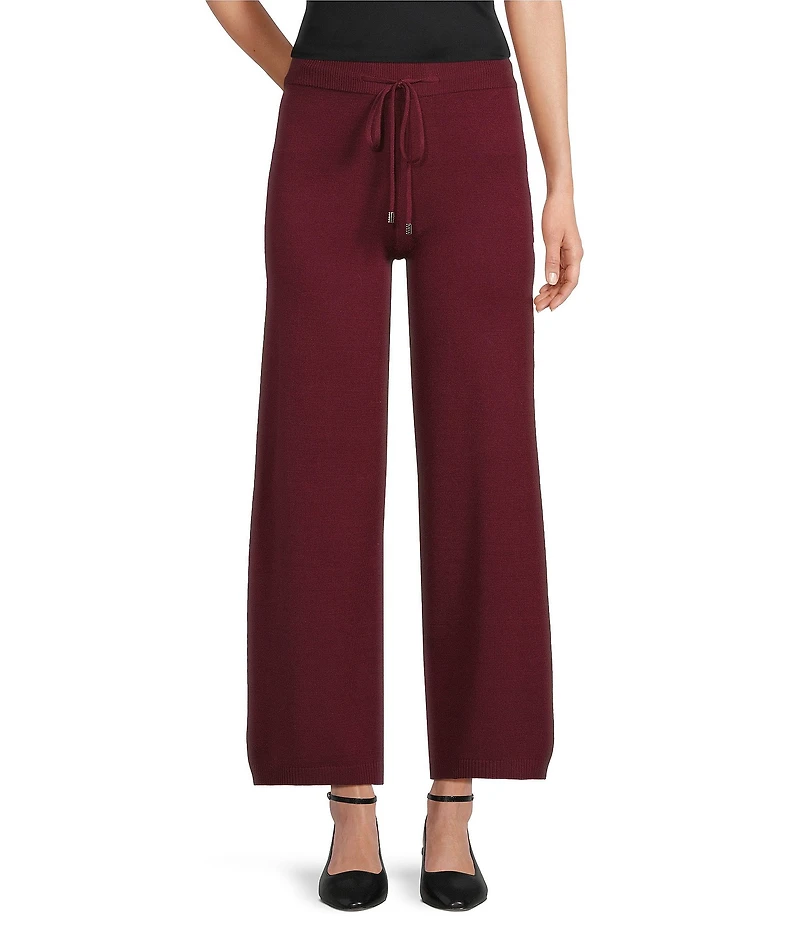 M Made in Italy Coordinating Double Knit Pull-On Straight Leg Pants