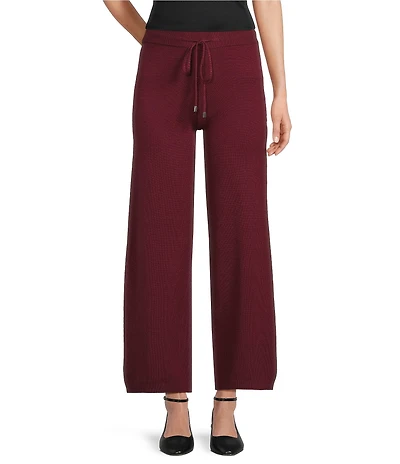 M Made in Italy Coordinating Double Knit Pull-On Straight Leg Pants