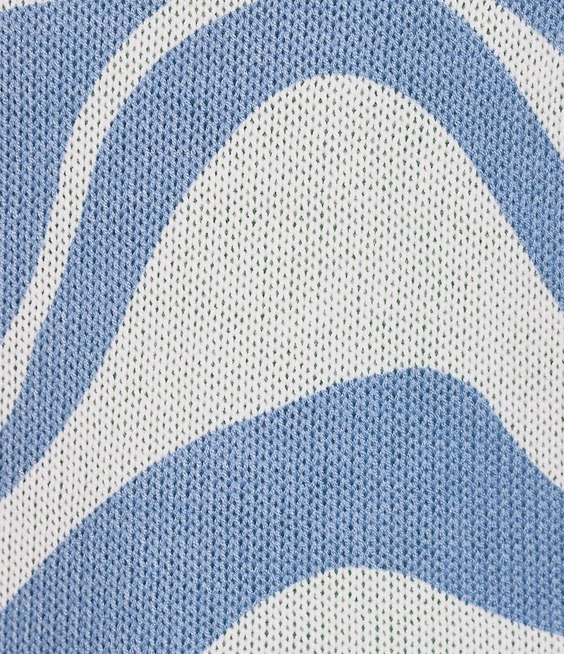 M Made In Italy Knit V-Neck 3/4 Sleeve Top