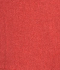 M Made In Italy Linen Johnny Collar Elbow Length Sleeve Cape Shirt