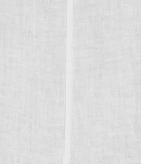 M Made In Italy Linen Johnny Collar Elbow Length Sleeve Cape Shirt