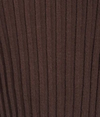 M Made In Italy Ribbed Knit Crew Neck Long Sleeve Sweater