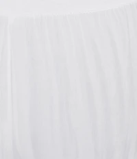 M Made in Italy Silky Wide Leg Pull-On Pants