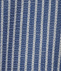 M Made in Italy Striped Knit Boat Neck Long Bat Sleeve Top