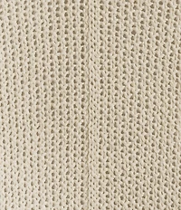 M Made in Italy Sweater Knit V-Neck 3/4 Sleeve Top