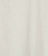 M Made in Italy Woven Gauze V-Neck Sleeveless Layered Shark Bite Hem Drawstring Ruched Side Sun Dress