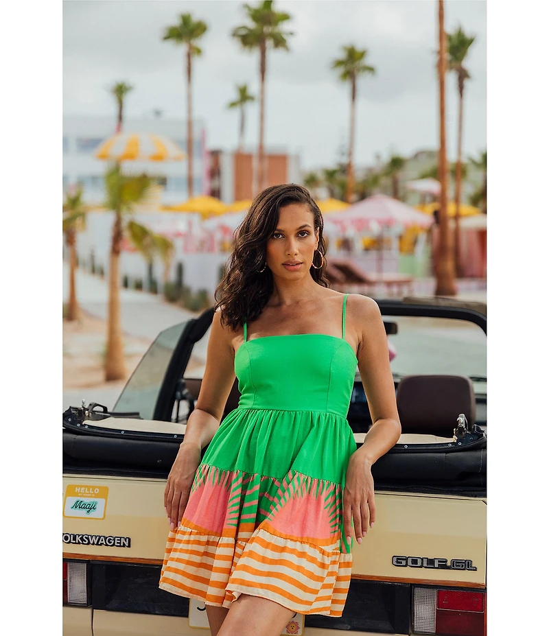 Maaji Emily Sunrise Colada Mini Cover-Up Dress
