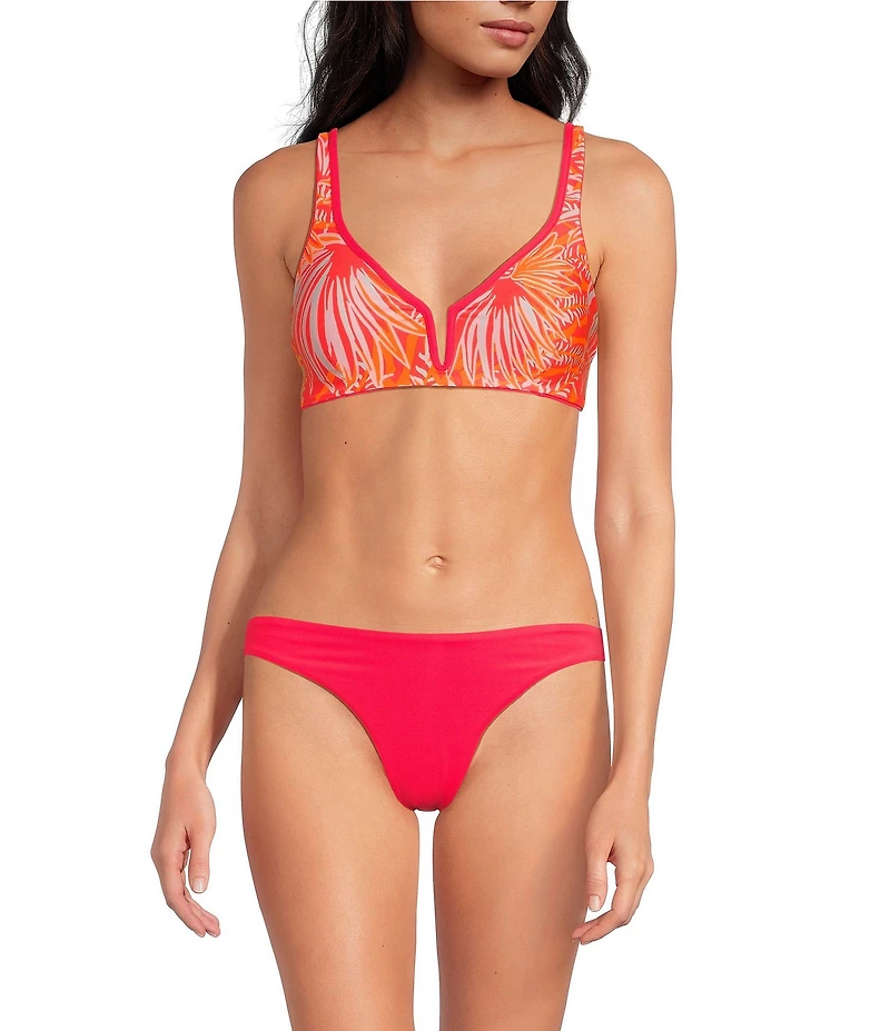 Maaji Flirt Floral Groove Reversible Classic Swim Bottom