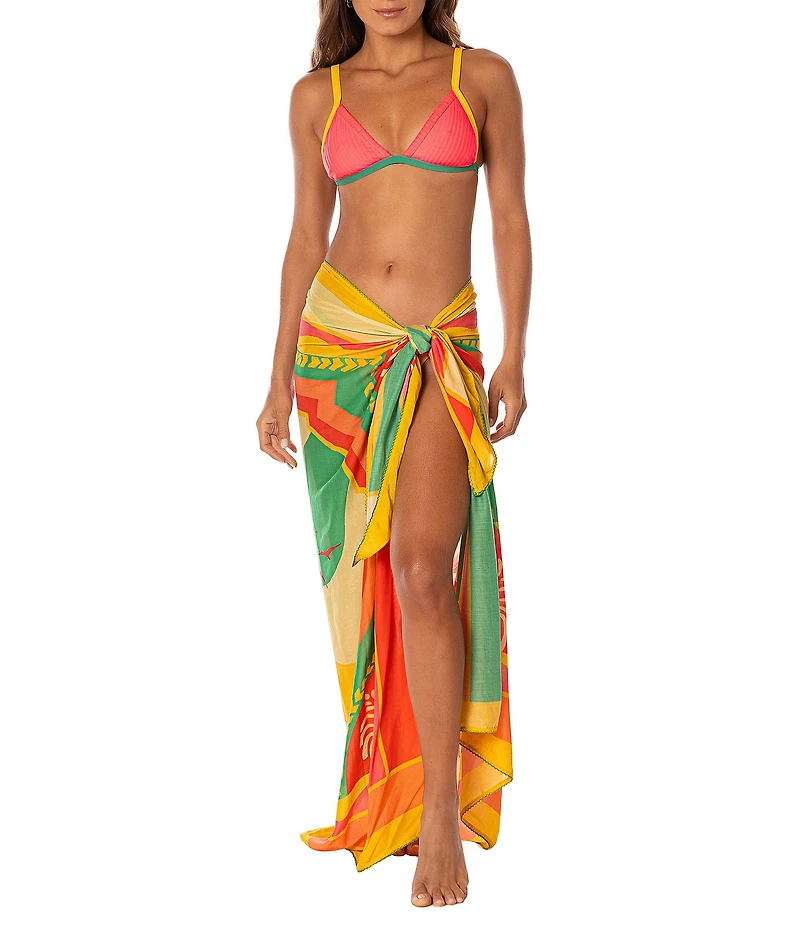 Maaji Isla Tropical Print Pareo Swim Cover-Up