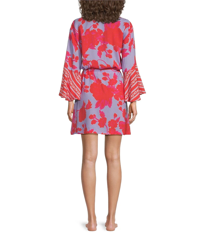 Maaji Lavender Dream Enjoyable Kaftan Cover-Up Dress
