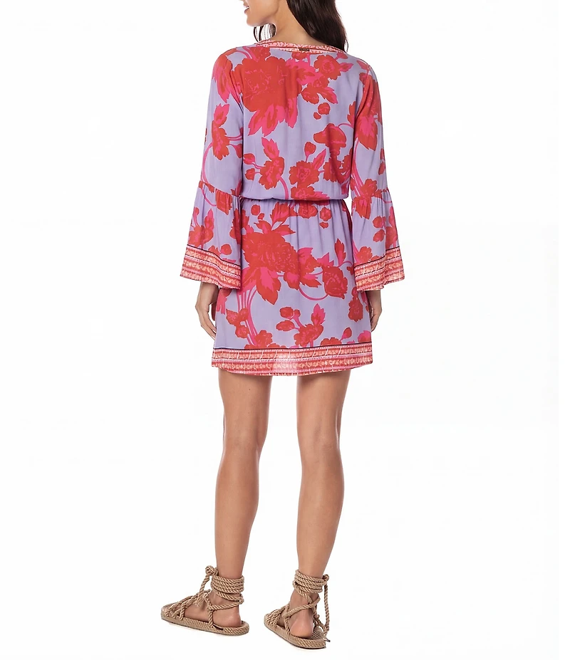 Maaji Lavender Dream Enjoyable Kaftan Cover-Up Dress