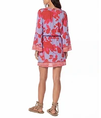 Maaji Lavender Dream Enjoyable Kaftan Cover-Up Dress