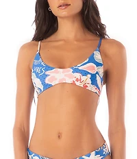 Maaji Liberties Tropical Bliss Reversible Bralette Swim Top