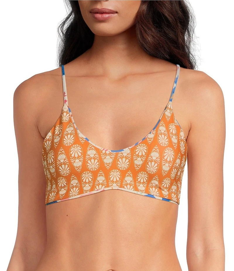 Maaji Liberties Tropical Bliss Reversible Bralette Swim Top