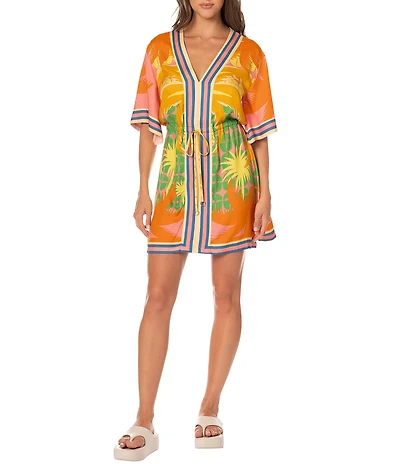 Maaji Solar Bliss Enjolia Kaftan Swim Cover-Up