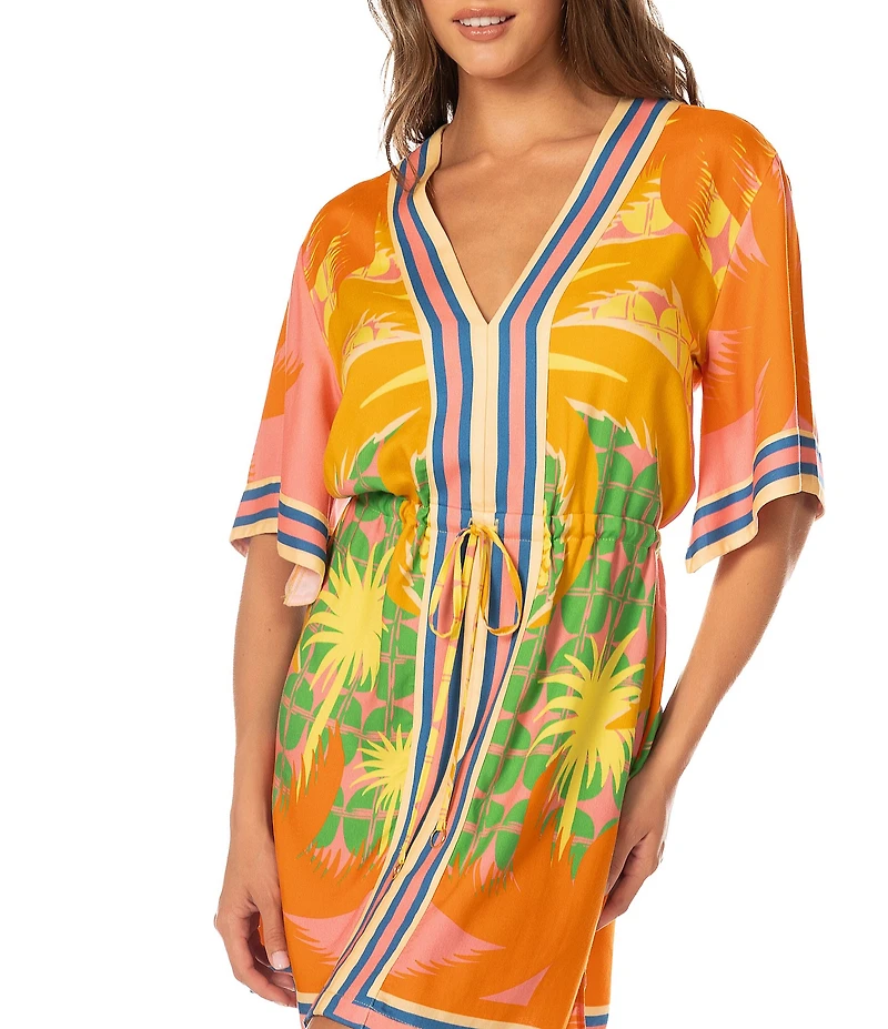 Maaji Solar Bliss Enjolia Kaftan Swim Cover-Up