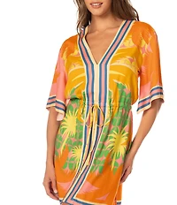 Maaji Solar Bliss Enjolia Kaftan Swim Cover-Up