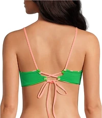 Maaji Victor Sunrise Colada Reversible V-Wire Bralette Swim Top