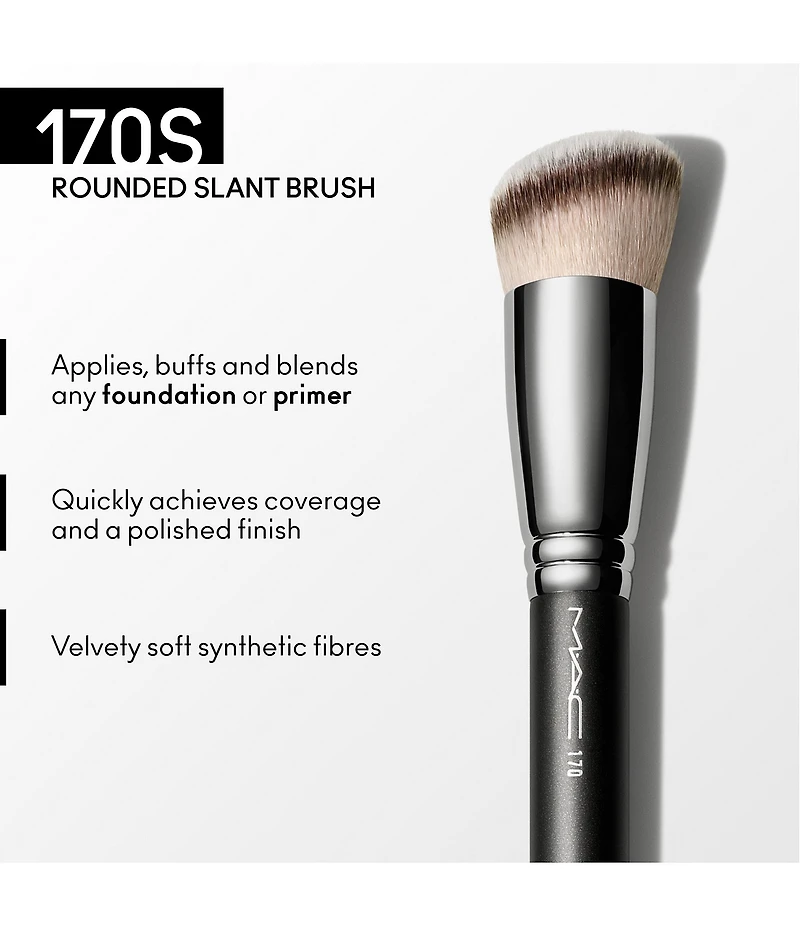 MAC 170 Synthetic Rounded Slant Brush