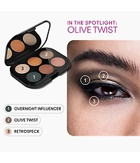 MAC Connect In Colour Eye Shadow Palette Bronze Influence X 6