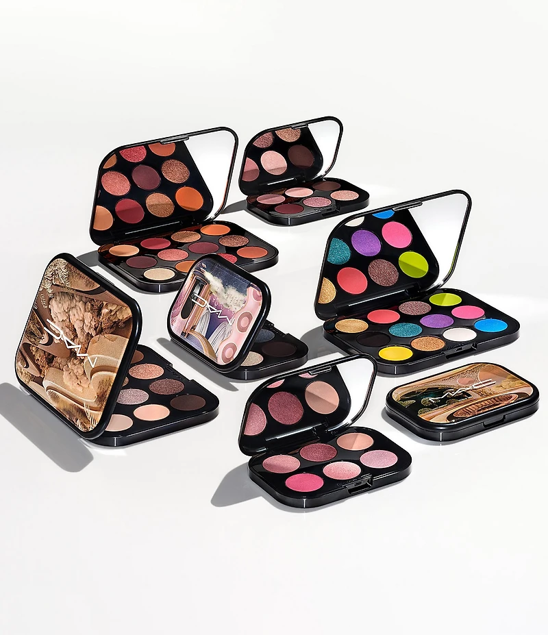MAC Connect In Colour Eye Shadow Palette Encrypted Kryptonite X 6