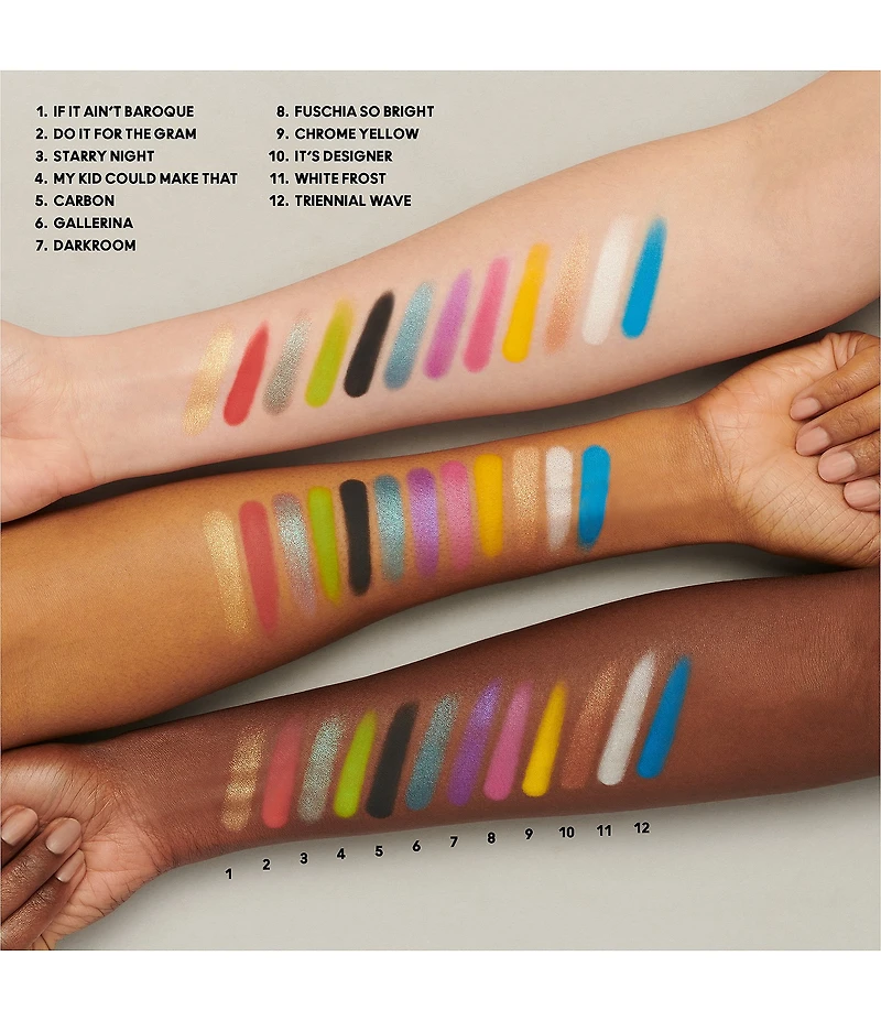 MAC Connect In Colour Eye Shadow Palette Hi-Fi Colour X 12